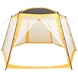Tente de piscine Tissu 500x433x250 cm Jaune 640974640974