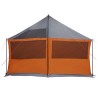 Tente familiale avec toit Gris et orange 450 x 400 x 265 cm 640977640977