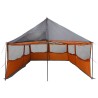 Tente familiale avec toit Gris et orange 450 x 400 x 265 cm 640977640977