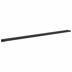 Appui de fenêtre Noir avec grain de bois 160 x 15 x 4,5 cm PVC 640997640997