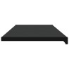 Appui de fenêtre Noir avec grain de bois 160 x 40 x 4,5 cm PVC 640998640998