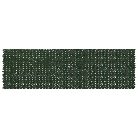 Écran de balcon avec feuilles Vert foncé 500 x 150 cm 641004641004