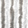 Rideau anti-mouches gris clair et blanc 118x220 cm chenille 641034641034