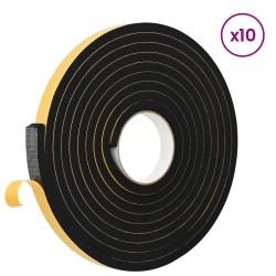 Ruban adhésif en mousse 10 pcs Noir 20mm x 5m Mousse CR 641042641042