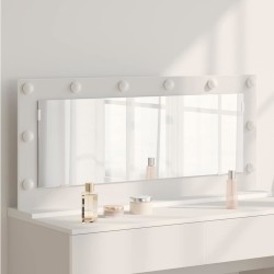 Miroir de vanité Blanc 100 x 45 x 18 cm Verre et bois composite 641080641080