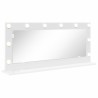 Miroir de vanité Blanc 100 x 45 x 18 cm Verre et bois composite 641080641080