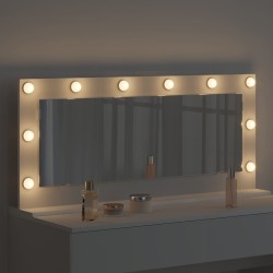 Miroir de vanité Blanc 100 x 45 x 18 cm Verre et bois composite 641080641080