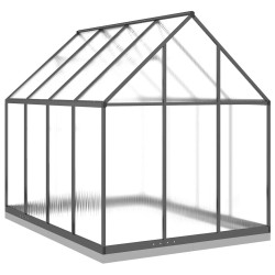 Serre avec cadre de base anthracite 224x169x202 cm aluminium 641094641094