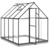 Serre avec cadre de base anthracite 224x169x202 cm aluminium 641094641094