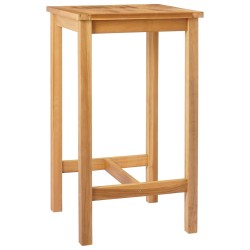 Table de bar Naturel 60 x 60 x 105 cm Teck Massif 641095641095