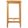Table de bar Naturel 60 x 60 x 105 cm Teck Massif 641095641095