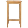 Table de bar Naturel 60 x 60 x 105 cm Teck Massif 641095641095