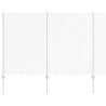 Clôture grillagée avec poteau 10 x 1,6 m Acier galvanisé Maille 641106641106