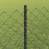 Clôture grillagée avec poteau 10 x 0,8 m Acier recouvert de PVC 641110641110