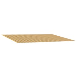 Toile de rechange pour auvent Orange et Noir 500 × 350 cm 641113641113