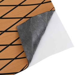 Tapis de bateau Rayé Marron et noir 190 x 70 cm EVA 641132641132
