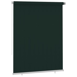 Store roulant d'extérieur 185 (l) x 230 (H) cm vert foncé HDPE 641148641148