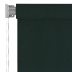 Store roulant d'extérieur 185 (l) x 230 (H) cm vert foncé HDPE 641148641148