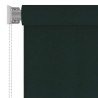 Store roulant d'extérieur 185 (l) x 230 (H) cm vert foncé HDPE 641148641148