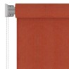 Store roulant d'extérieur 225 (l) x 140 (H) cm couleur terre cuite HDPE 641155641155