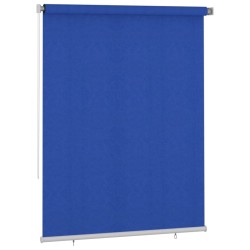 Store roulant d'extérieur 185 (l) x 230 (H) cm bleu HDPE 641157641157
