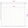 Store roulant d'extérieur 185 (l) x 230 (H) cm bleu HDPE 641157641157