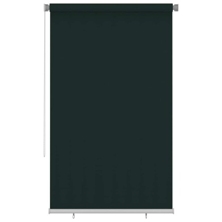 Store roulant d'extérieur 145 (l) x 230 (H) cm vert foncé HDPE 641163641163