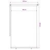 Store roulant d'extérieur 145 (l) x 230 (H) cm vert foncé HDPE 641163641163