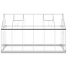Serre avec cadre de base argenté 334x169x202 cm aluminium 641174641174