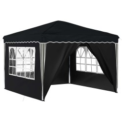 Tente de fête pop-up 288 x 288 x 245 cm Anthracite Tissu Oxford 641181641181