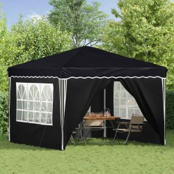 Tente de fête pop-up 288 x 288 x 245 cm Anthracite Tissu Oxford 641181641181
