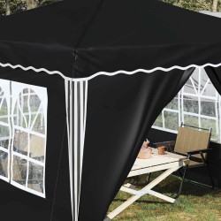 Tente de fête pop-up 288 x 288 x 245 cm Anthracite Tissu Oxford 641181641181