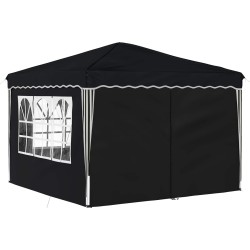 Tente de fête pop-up 288 x 288 x 245 cm Anthracite Tissu Oxford 641181641181