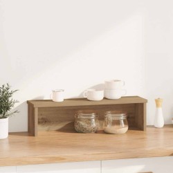 Étagère de cuisine empilable chêne artisanal 60x15x16 cm 641201641201