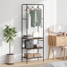 Porte-vêtements Chêne fumé 60 x 30 x 171 cm Bois d'ingénierie 641210641210