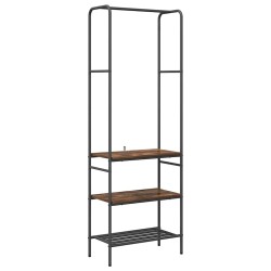 Porte-vêtements Chêne fumé 60 x 30 x 171 cm Bois d'ingénierie 641210641210