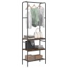 Porte-vêtements Chêne fumé 60 x 30 x 171 cm Bois d'ingénierie 641210641210