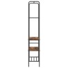 Porte-vêtements Chêne fumé 60 x 30 x 171 cm Bois d'ingénierie 641210641210