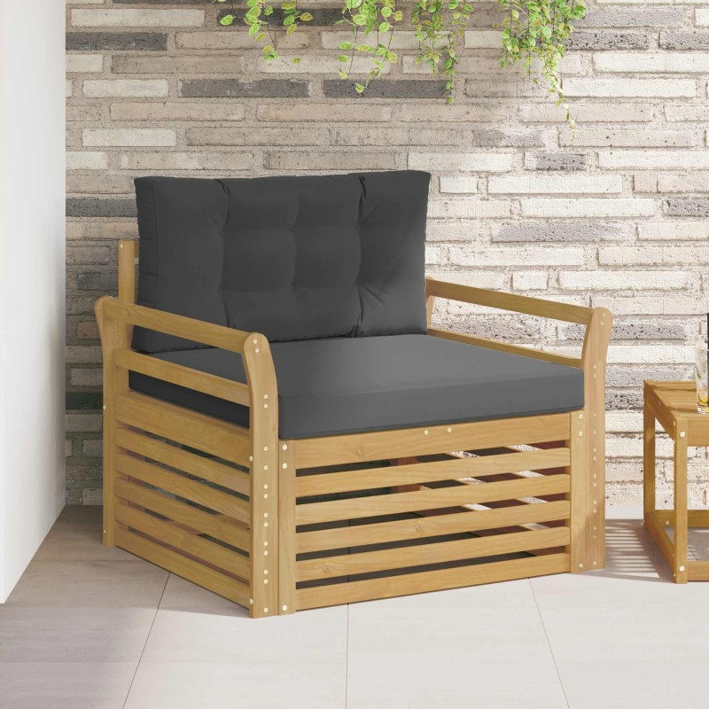Canapé d’extérieur Polyester Blanc 641213641213