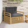 Canapé d’extérieur Polyester Blanc 641213641213