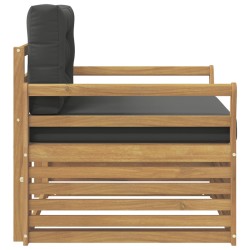 Canapé d’extérieur Polyester Blanc 641213641213