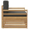 Canapé d’extérieur Polyester Blanc 641213641213