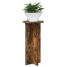 Support de Plante 2 pcs Chêne fumé 29,5 x 29,5 x 60 cm 641214641214