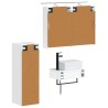 Ensemble d'armoire de salle de bain 4 pcs Blanc 641218641218