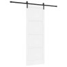 Porte coulissante Blanc 83 x 232 cm Bois de pin massif 641219641219