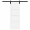 Porte coulissante Blanc 83 x 232 cm Bois de pin massif 641219641219