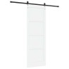 Porte coulissante Blanc 83 x 232 cm Bois de pin massif 641219641219