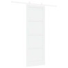 Porte coulissante Blanc 83 x 232 cm Bois de pin massif 641220641220
