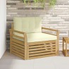 Canapé d’extérieur Polyester Blanc 641226641226