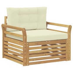 Canapé d’extérieur Polyester Blanc 641226641226